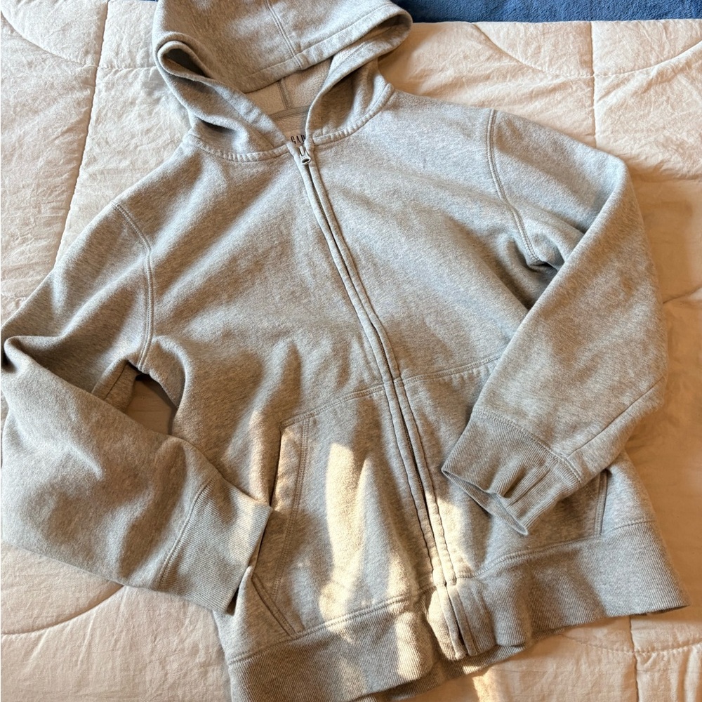 Gap Kids Gray Zip-Up Hoodie